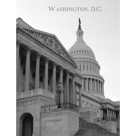 Washington, D.C.: Notebook, lined, 108 pages (German Edition)