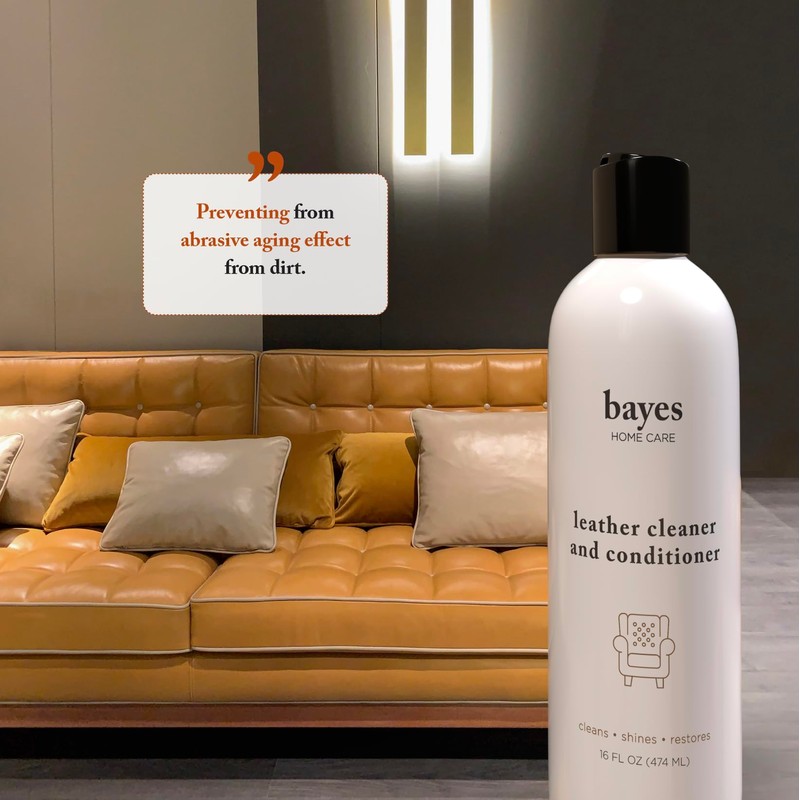 Bayes Premium High Performance Leather Upholstery Cleaner and Conditioner -