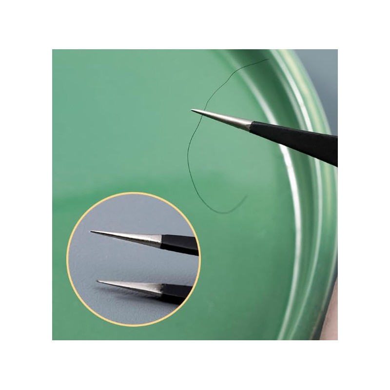 Professional Pointed Tip Tweezers Precision Stainless Steel Sharp and Perfect