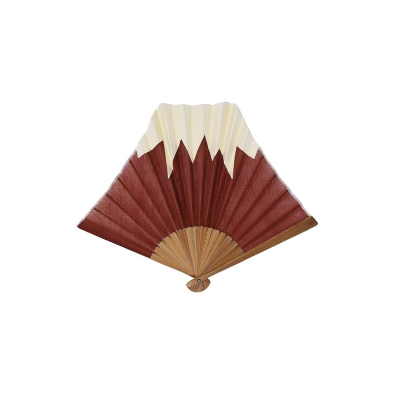 Stylish kimono Iroha Men's Fan, The FUJISAN Fabric Fan, 9.4