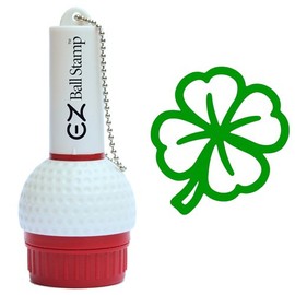 EZBallStamp Golf Ball Stamp Markers (Green Clover)