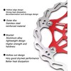 Newgoal Bicycle Disc Brake Disc, 180mm Bicycle Brake Disc Mountain