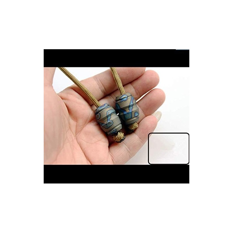 SmilePunk TC4 Begleri EDC Parachute Cord Lanyard Bead Pendant Finger