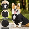 Dog Formal Outfit Wedding Tux with Bowtie Dog Tuxedo Dog