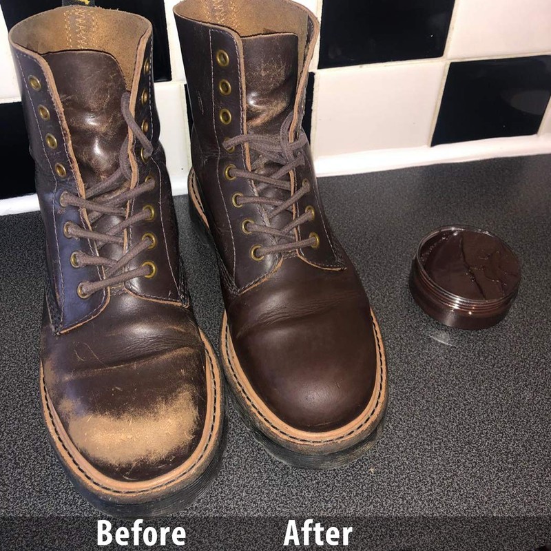 JobSite Premium Leather Boot & Shoe Polish Cream - Restores,