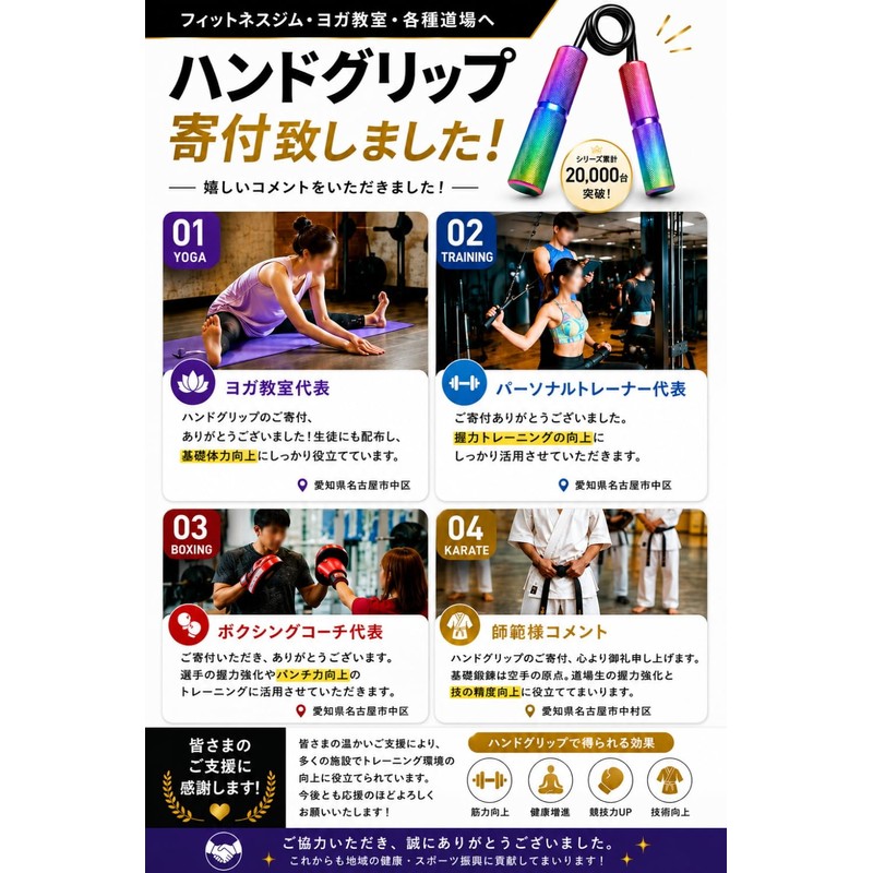 Catsobat Hand Grip for Muscle Training, Grip Strength Training Equipment,