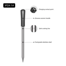 INKBIRD Wireless Meat Probe #1 Replacement Probe for Wireless Grill Thermometer INT-14-BW