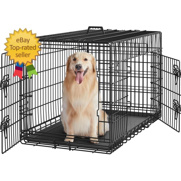 Does not apply 42 Inch Double Door Dog Crate W/Divider