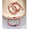 Fxiqini 8Pcs Braided Bracelet Rotating Evil Eye Adjustable Hamsa Bracelet