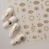 IDDFEVE Evil Eye Nail Art Stickers - Gold Sun &