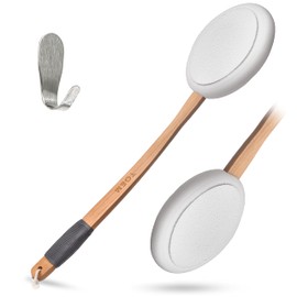 Toem Lotion Applicator | Tea Tree Oil, Body Wash, Shower Gel, Tanning Lotion, Aloe Vera, Back Acne Solution, Self Applicator Pad | Includes 1 Back Lotion Applicator & 1 Hook (1 Pad)