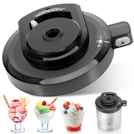 TranRantic Outer Bowl Lid for Ninja Creami NC301 Series, Reusable Replacement Lid Accessory, for Ninja Creami Replacement Parts for NC299/NC301/NC300 Series Ice Cream Machines Accessories(NO Paddle)