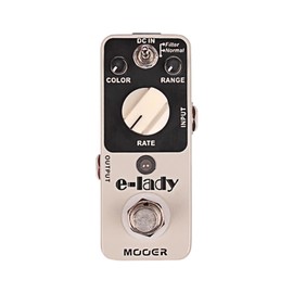 MOOER E-lady Analog Flanger Pedal, Filter Mode, Oscillator effects, Ture Bypass