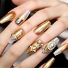 C12rtive 140 Pieces Dual Nail Shapes, Inverted Extension, Poly Nail