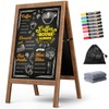 Chezerra A Frame Chalkboard Sign, 40"x20" Extra Large Sidewalk Chalk