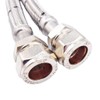 Pair of Flexible Flexible Hose Pipes Connectors Tails 15mm x