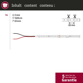 Paulmann 78443 Pro LED Strip Gold P150 940 5 m 30 W 790 lm/m 96LEDs/m 4000K LED Strip