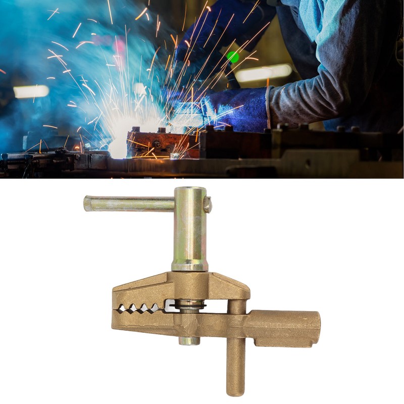 800A Grounding Brass Welding Clamp with Rubber Sleeve Great Electrical