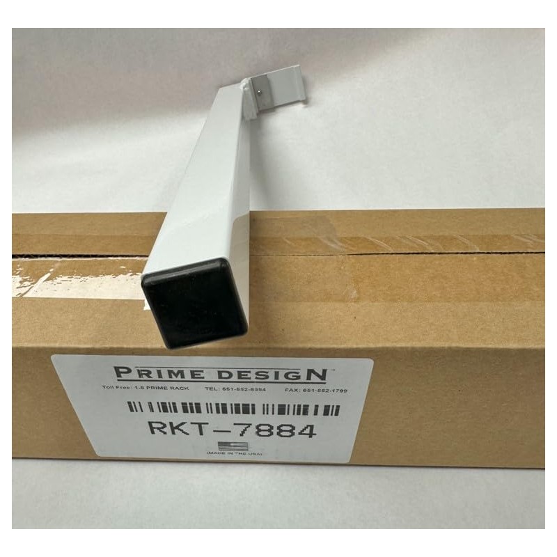 Prime Design Ladder Rack Double Ladder L-Post, Gen4 Square Cap,