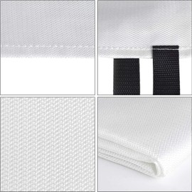 ougist Fire Blanket Large-Fiberglass Reusable Fire Blankets Suppression for Home and Kitchen, Bedroom, People- Energency Safety (40"x40") (White (1Pack))