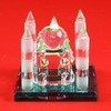 Skywalk Brass Souvenir Crystal Taj Mahal India Figure (Small)