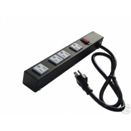 X1 12" 4 Outlets Power Strip, Surge Protected, EPS-1043
