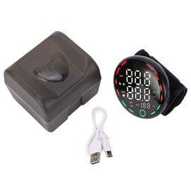 Blood Pressure Monitor Wrist Type Blood Pressure Measuring Machine with LED Backlit Screen Voice Broadcast for Home Use