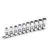 Genius Tools 10PC 3/8" Dr. Metric Universal Hand Socket Set