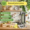 Lemonade stand Fruit Juicer Squeezer Stainless Steel Press Handled,Manual Juicer