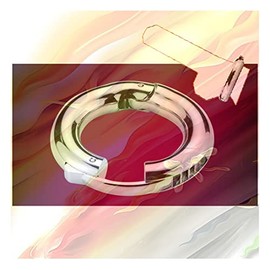 Adjustable Training Ring for Men, Portable Fitness Ring for Male Endurance Training (30mm-40mm)