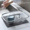 Dish Drying Rack Multipurpose Large Capacity Retractable 304 Stainless Steel