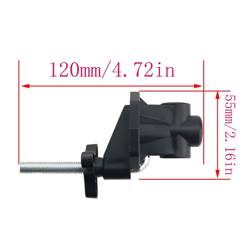 CHENJIN Metal Desk Lamp Mount Stand Swing Arm Drafting Light