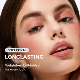 SACE LADY Blush Stick for Cheeks, Cream Blush Makeup Easy to Blend & Long Lasting, Smooth Natural Make Up for Face Eyes Lips (03 Soft Cora, 1pc)