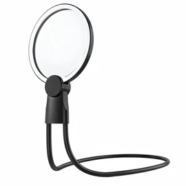 10X Hands-Free Magnifying Glass with Rechargeable LED Light for Reading & Crafts