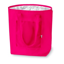 PromotionGift - Reusable Foldable Cooler, Shopping, Beach Bag Light and Durable, with Inner Aluminium Lining for Perfect Cooling Function - 25L (magenta)