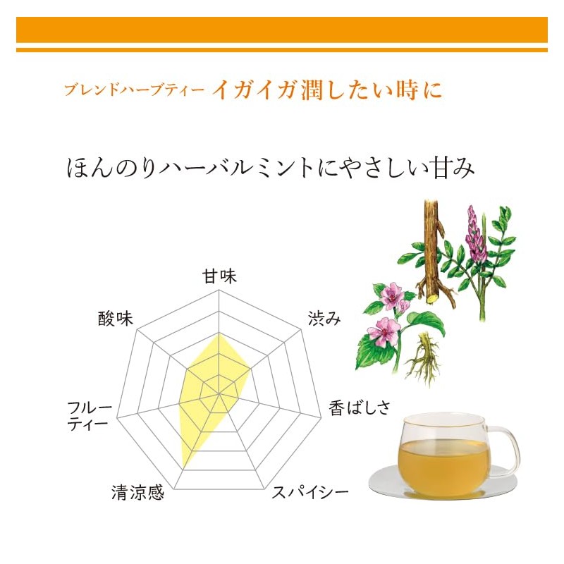 enherb Decaffeinated Herbal Tea Bags "When you want to moisten