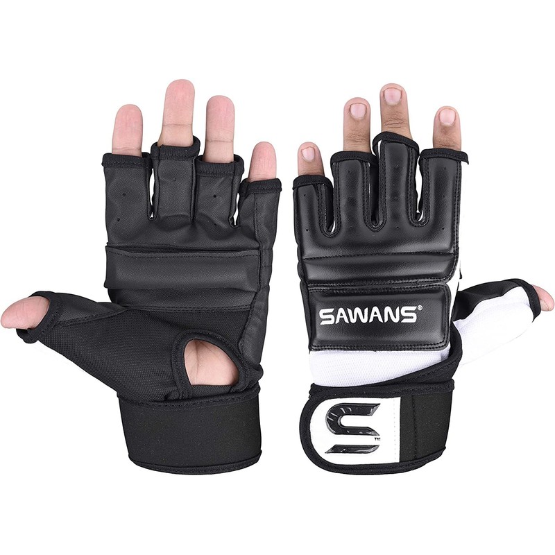 Sawans Boxing Gloves Martial Arts Martial Arts Muay Thai Black