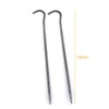TOAKS Titanium Windscreen Stand 4PCS with TOAKS Titanium Tent Stakes