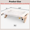 AMOSIJOY Cat Sill Window Perch Sturdy Hammock Seat with Cushion