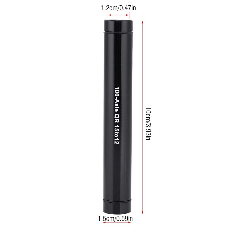 Thru axle Adapter, Adapter, Black, Silver Aluminuim Alloy Sturdy 15mm