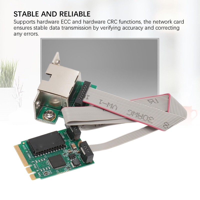 M.2 A+E Key 2.5G Ethernet Adapter, RJ45 Gigabit Ethernet Network