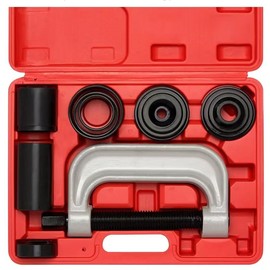 Gnhydxfe Ball Joint Removal Tool Kit,10PC Ball Joint Press Kit for Most 2WD 4WD Cars and Light Trucks (red)