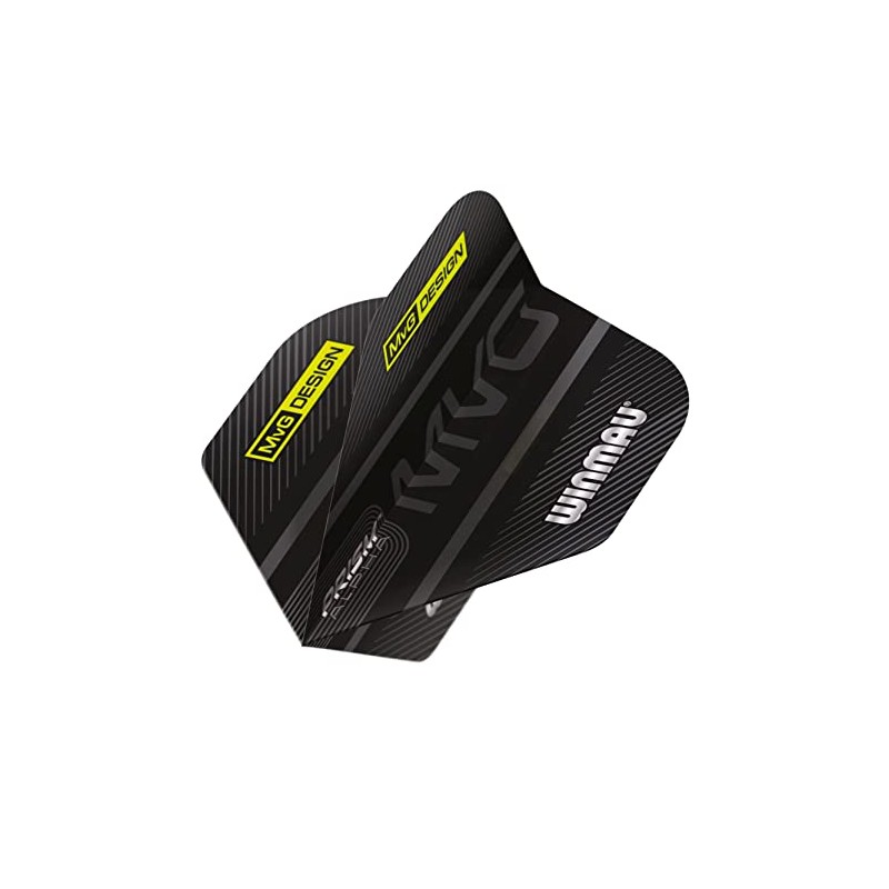 WINMAU Alpha Michael Van Gerwen MvG Logo Black and Grey