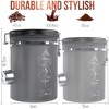 CafetastiQ Large Coffee Canister – Airtight Stainless Steel Storage Container
