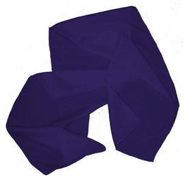 Thai Silks! Habotai Scarf, 11" X 60", 8mm, One Size, Hyacinth