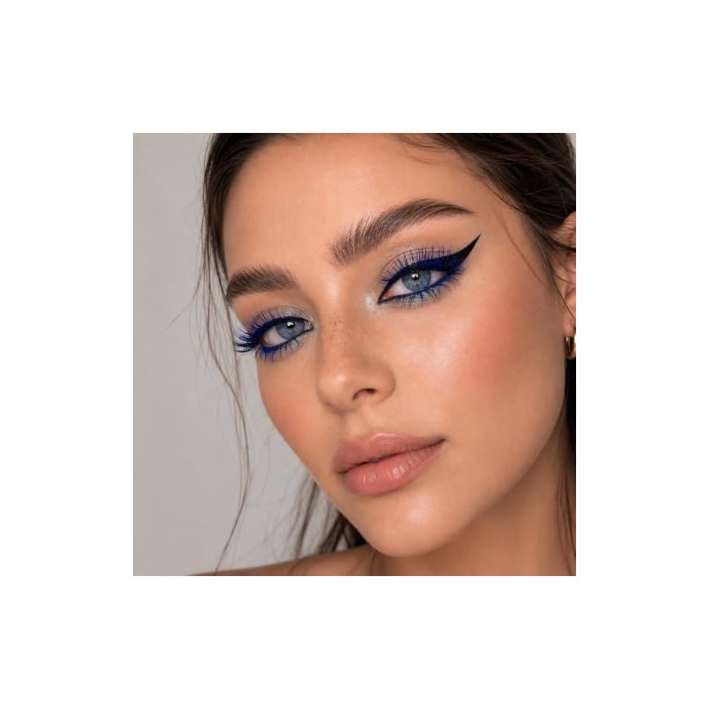 Kit Mascara de Pestaas Profesional Silicon Azul Prosa Lapiz Smooth
