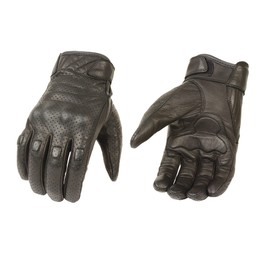 Milwaukee Leather Men's Premium Leather Perforated Cruiser Gloves MG7500 (XX-Large)