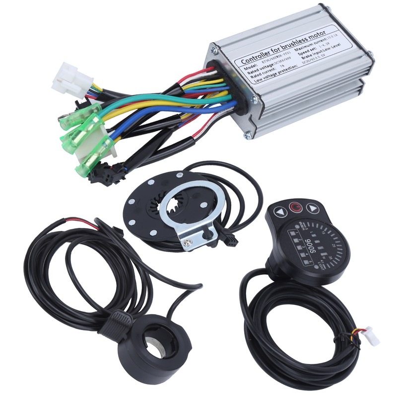 36V/48V 250W Electric Motor Brushless 7A Controller with KT‑900S LED