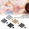 Mini Snap Buttons 100pcs Doll Making Snap Buttons, 5 Colors