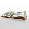 DonDon Men's Money Clip Stainless Steel Silver